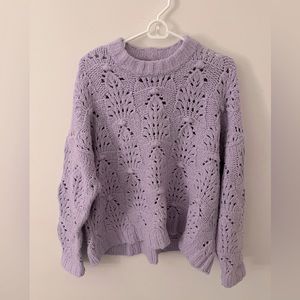 Purple sweater aerie women